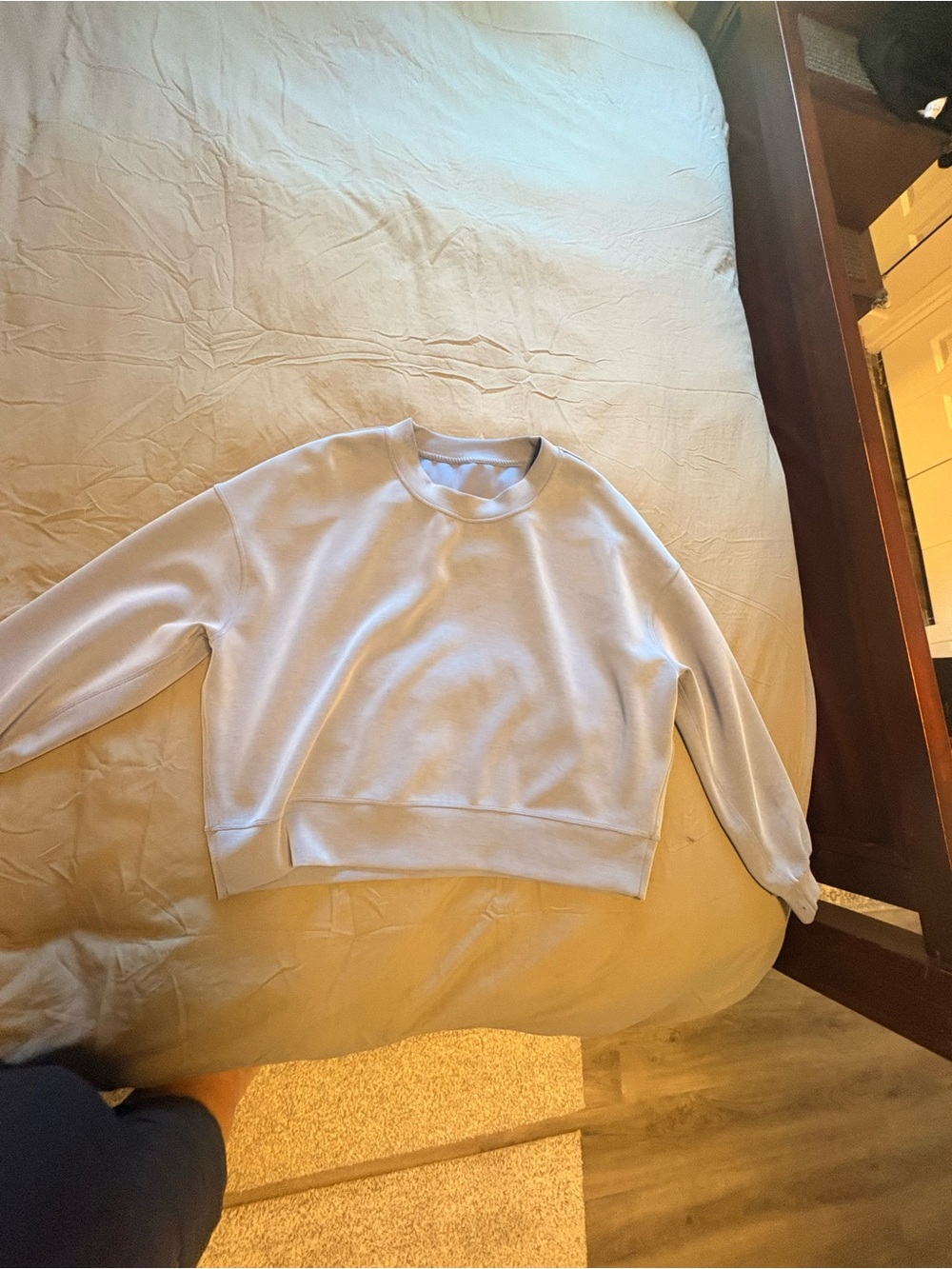 Lululemon shorts and sweatshirt set - Light Blue